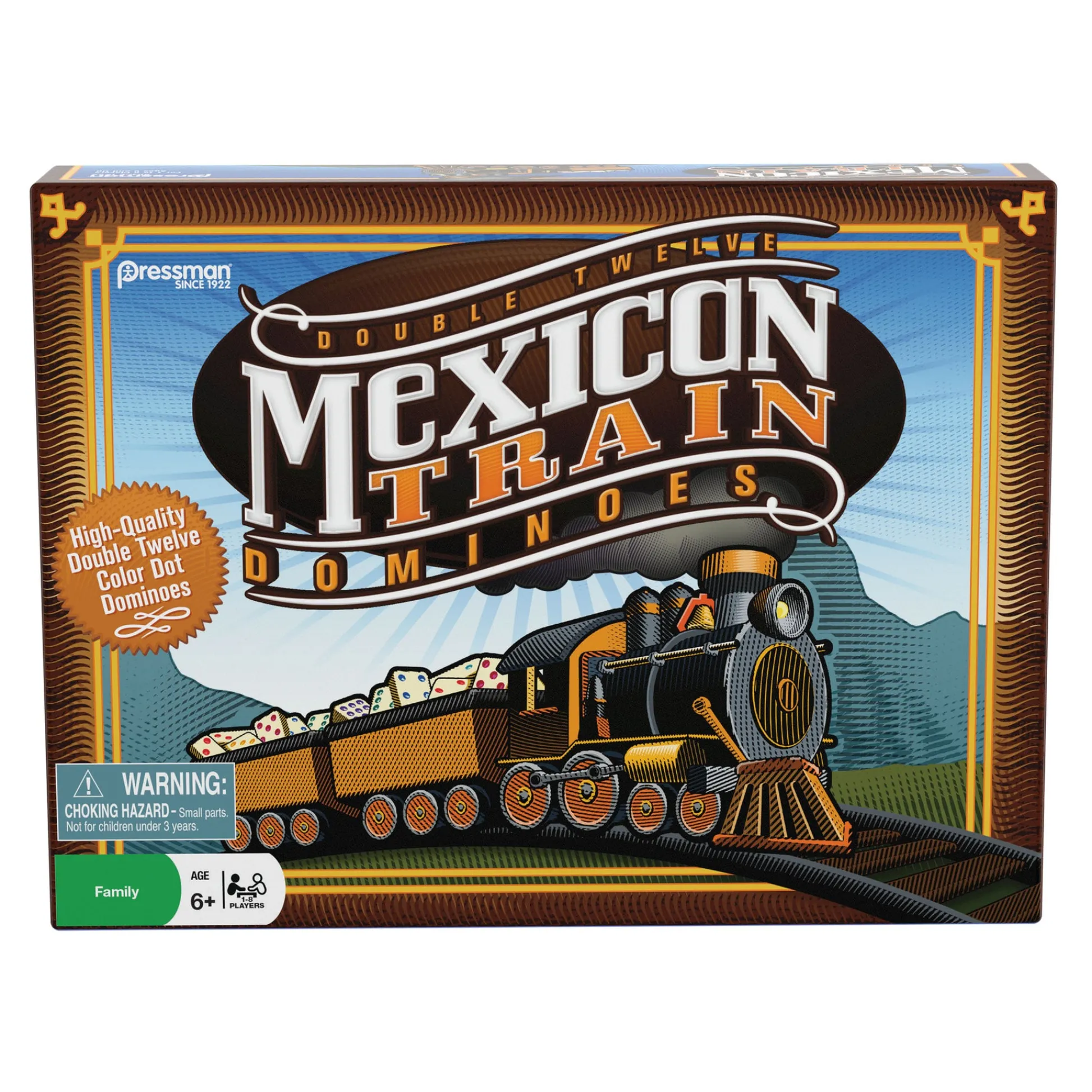 Educators Resource Pressman Mexican Train Dominoes Game Set* Dominoes & Tiles Games