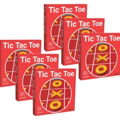 Educators Resource Pressman Tic Tac Toe Classic Board Game, 6-Pack* Role-Playing Games|Board Games