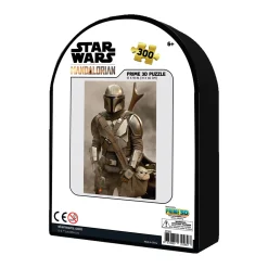 AreYouGame Prime 3D Star Wars: The Mandalorian Helmet Shaped 300-Piece 3D Lenticular Jigsaw Puzzle* Star Wars|Puzzles