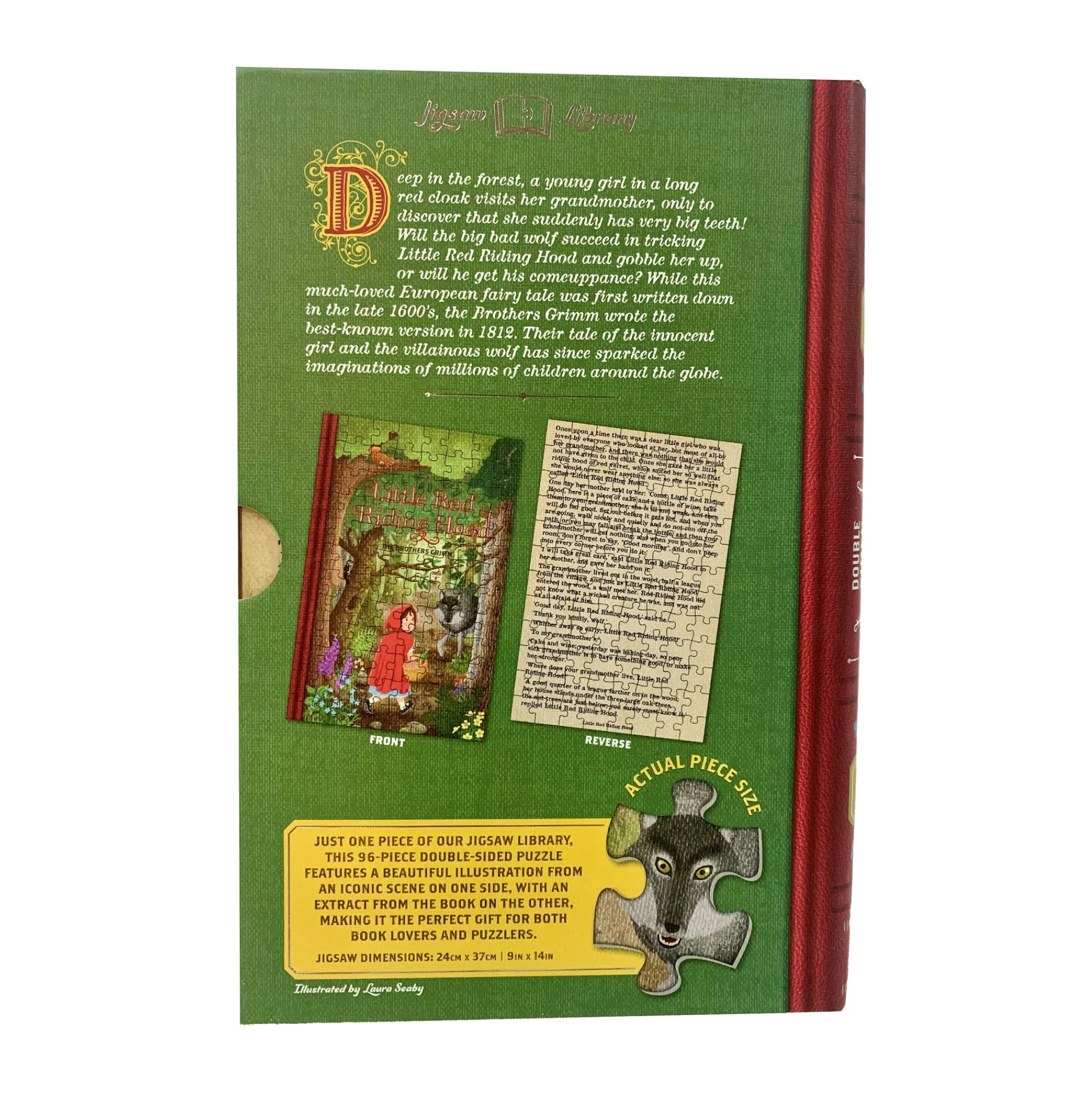 AreYouGame Professor Puzzle Brothers Grimm Little Red Riding Hood Jigsaw - 96 pc* Puzzles