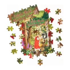 AreYouGame Professor Puzzle Brothers Grimm Little Red Riding Hood Jigsaw - 96 pc* Puzzles