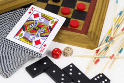 Professor Puzzle 6-in-1 Wooden Games Compendium* Puzzles|Classic Games