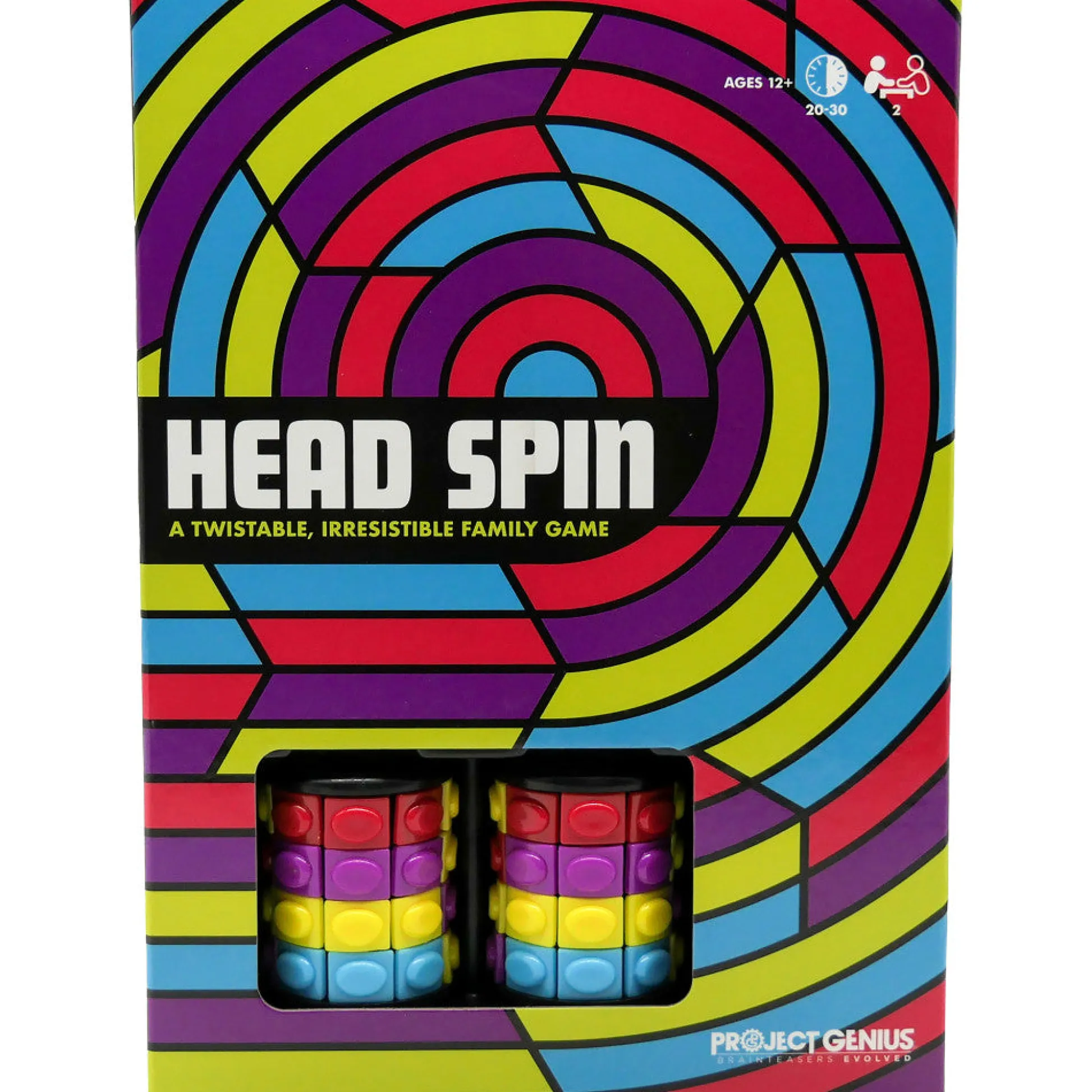 Flat River Group Project Genius Head Spin Brain-Teasing Fidget Spinner Game* Family & Entertainments Games