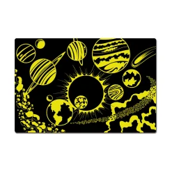 AreYouGame Puzzle Doubles! Glow in the Dark Space Floor Puzzle - 100 pc* Puzzles