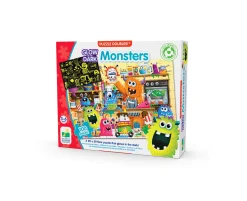AreYouGame Puzzle Doubles! Glow in the Dark Monsters Jigsaw Puzzle - 100 pc* Puzzles