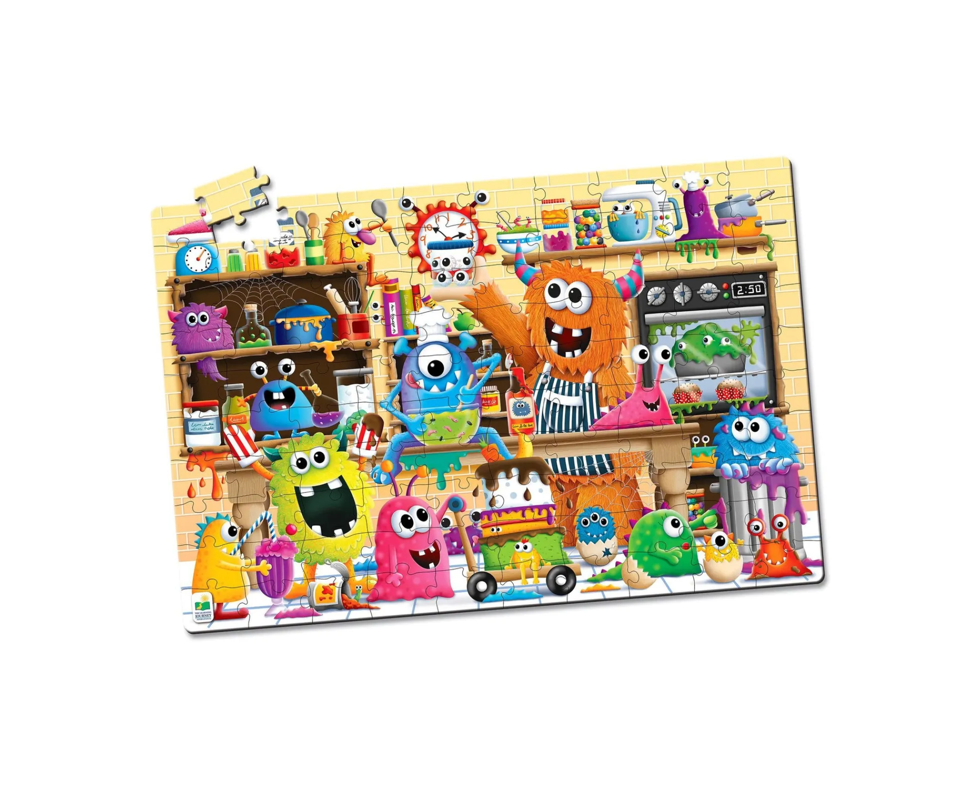 AreYouGame Puzzle Doubles! Glow in the Dark Monsters Jigsaw Puzzle - 100 pc* Puzzles