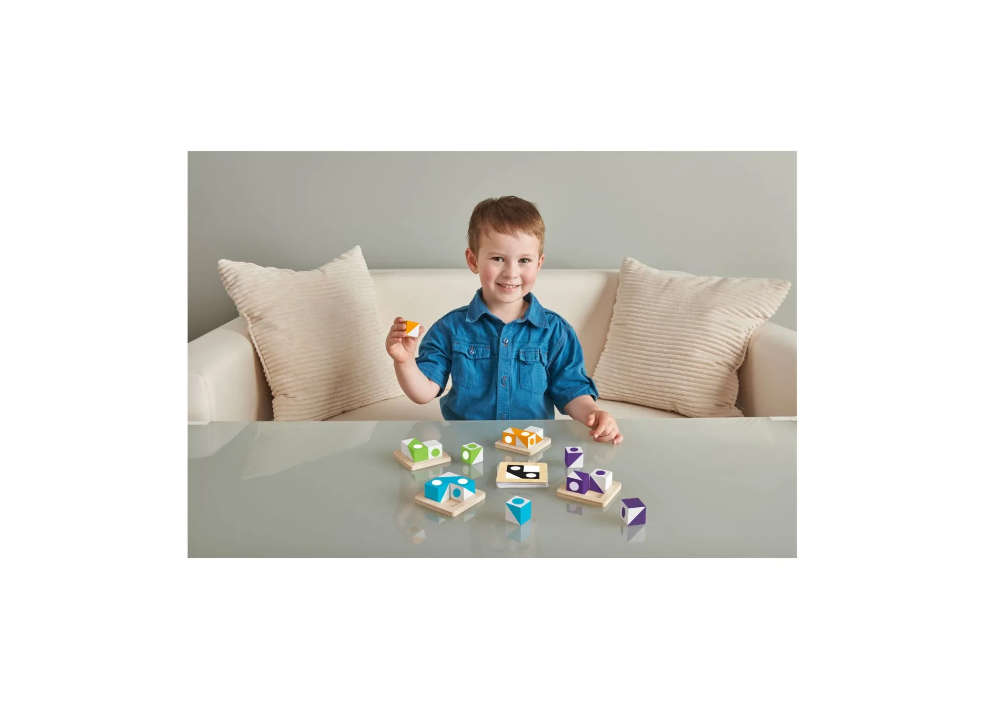 AreYouGame Q-bitz Jr. Award-Winning Visual Puzzle Game for Kids* Toddler & Preschool Games & Puzzles|Puzzles