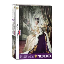 AreYouGame Queen Elizabeth II Coronation Day 1000-Piece Jigsaw Puzzle* Puzzles