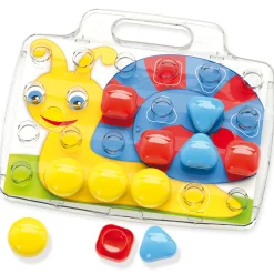 Flat River Group Quercetti Fantacolor Baby - 33pc Color Matching Mosaic Pegboard Game for Toddlers* Preschool Education Toys & Activities