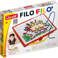 Flat River Group Quercetti Filo Filo Creative Lacing String Art Toy - 18 Templates* Crafts & Activities