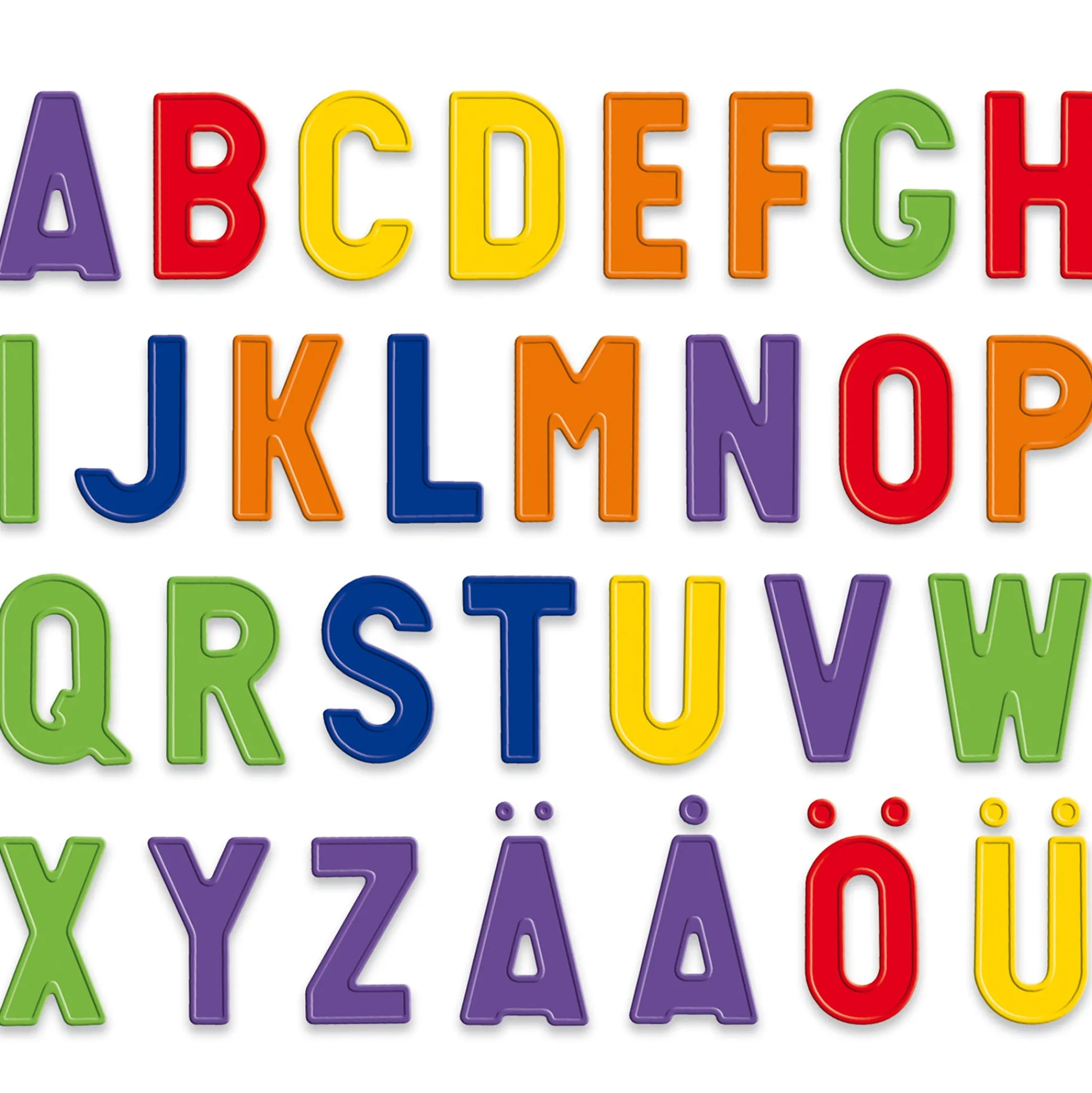 Flat River Group Quercetti Magnetic ABC Spell Master Set - 44 Colorful Letters for Kids 4+* Preschool Education Toys & Activities