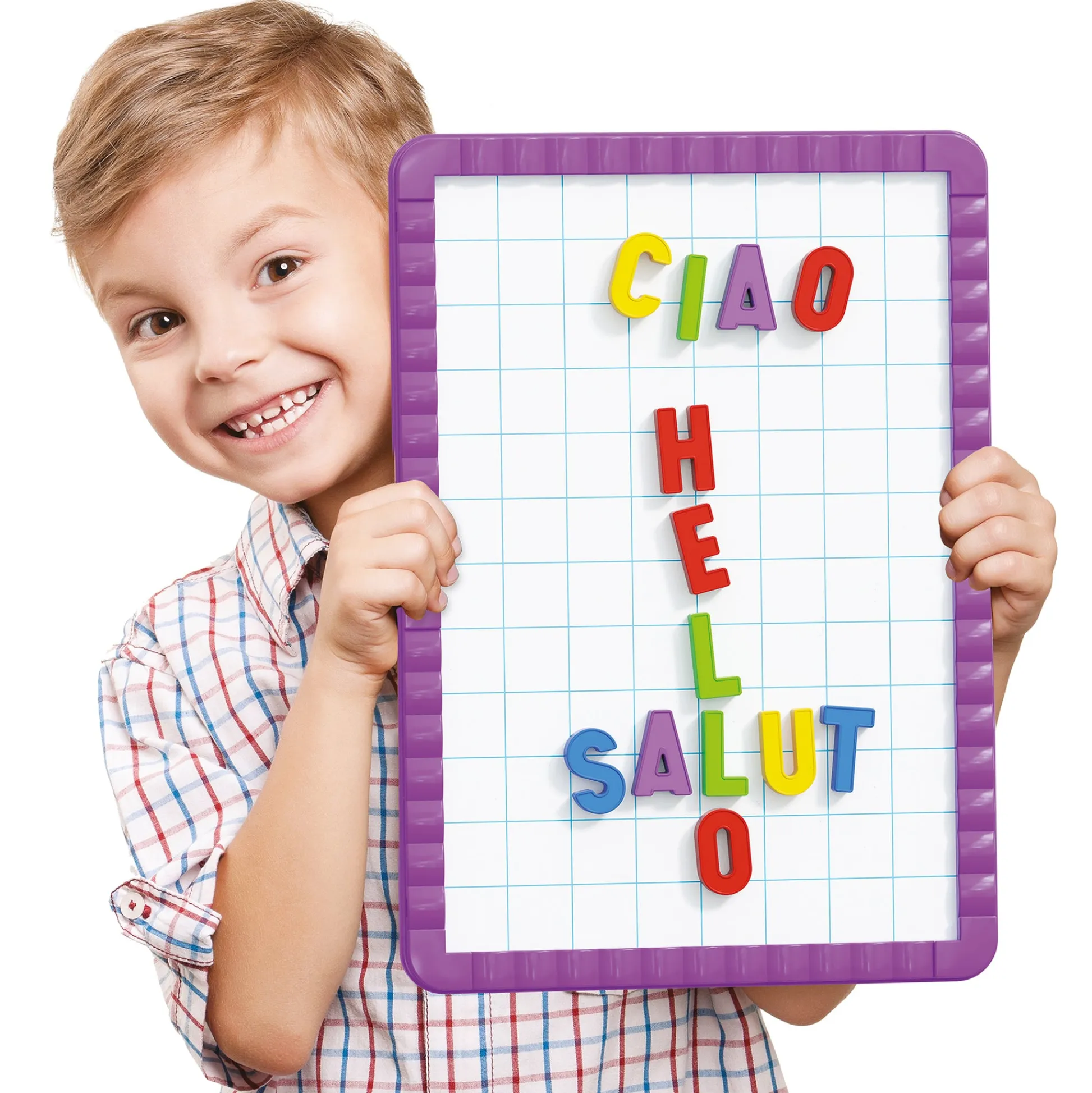 Flat River Group Quercetti Magnetic ABC Spell Master Set - 44 Colorful Letters for Kids 4+* Preschool Education Toys & Activities