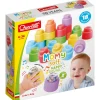 Flat River Group Quercetti Momy Soft Happy Sound - 18pc Rattle and Stacking Block Set* Blocks, Sorting & Stacking Toys