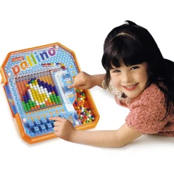 Flat River Group Quercetti Pallino Colorful Mosaic Game - Interactive STEM Toy with Design Cards* Preschool Education Toys & Activities