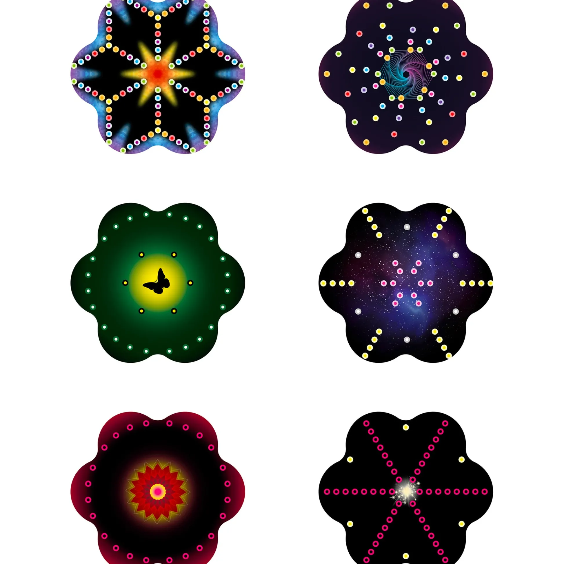 Flat River Group Quercetti Play Creativo String Art Mandala Craft Set - Colorful Design Fun* Crafts & Activities