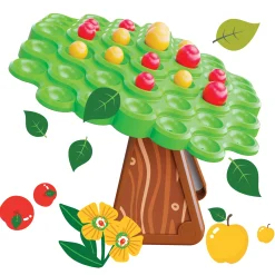 Flat River Group Quercetti Stay Apple Balance Tree Game - Weight Mastery - Colorful Fun for Kids 5+* Role-Playing Games|Board Games