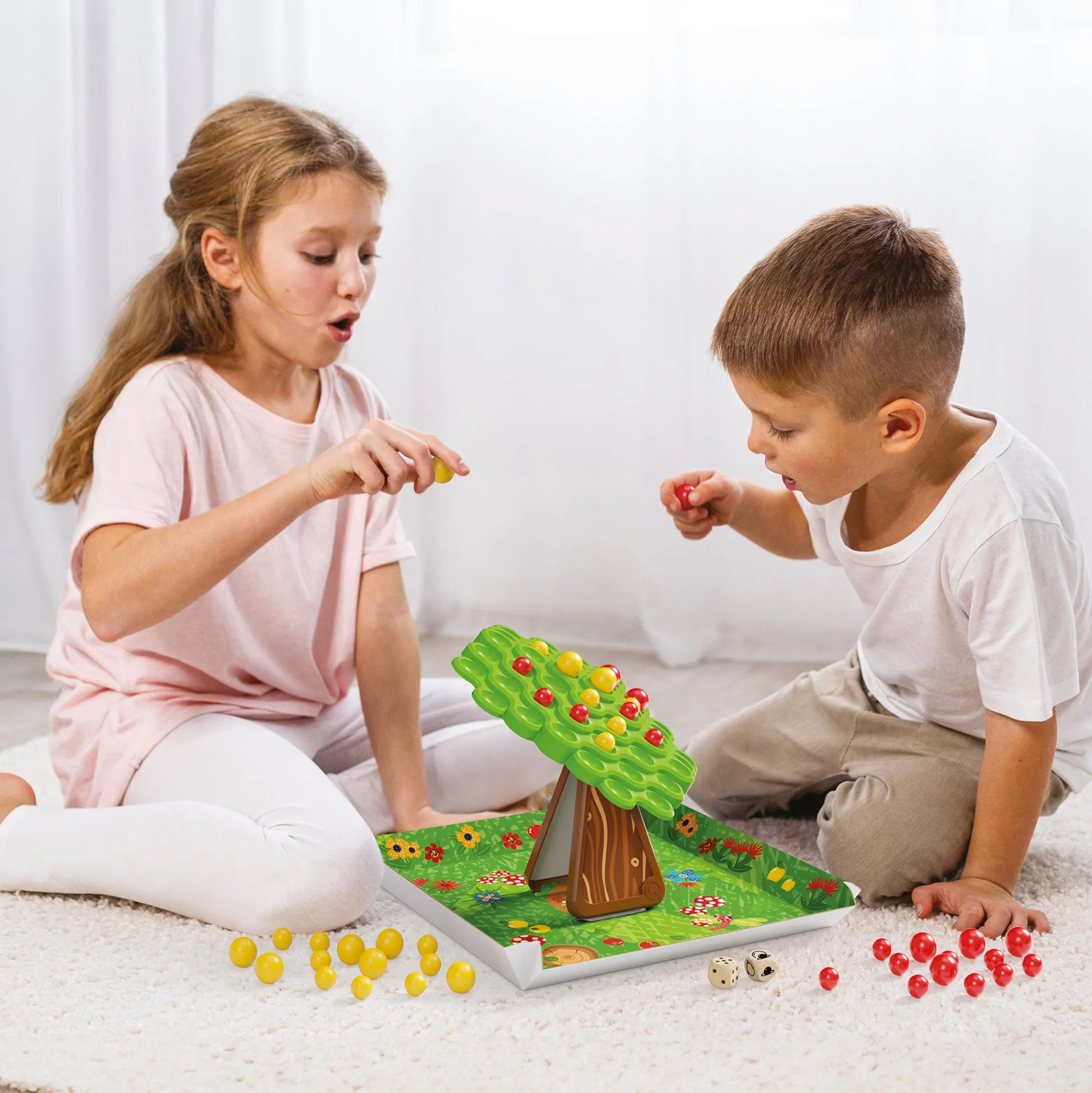 Flat River Group Quercetti Stay Apple Balance Tree Game - Weight Mastery - Colorful Fun for Kids 5+* Role-Playing Games|Board Games