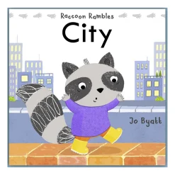 Educators Resource Raccoon Rambles 4-Book Adventure Set for Toddlers*Kids Kids Books|Board Books