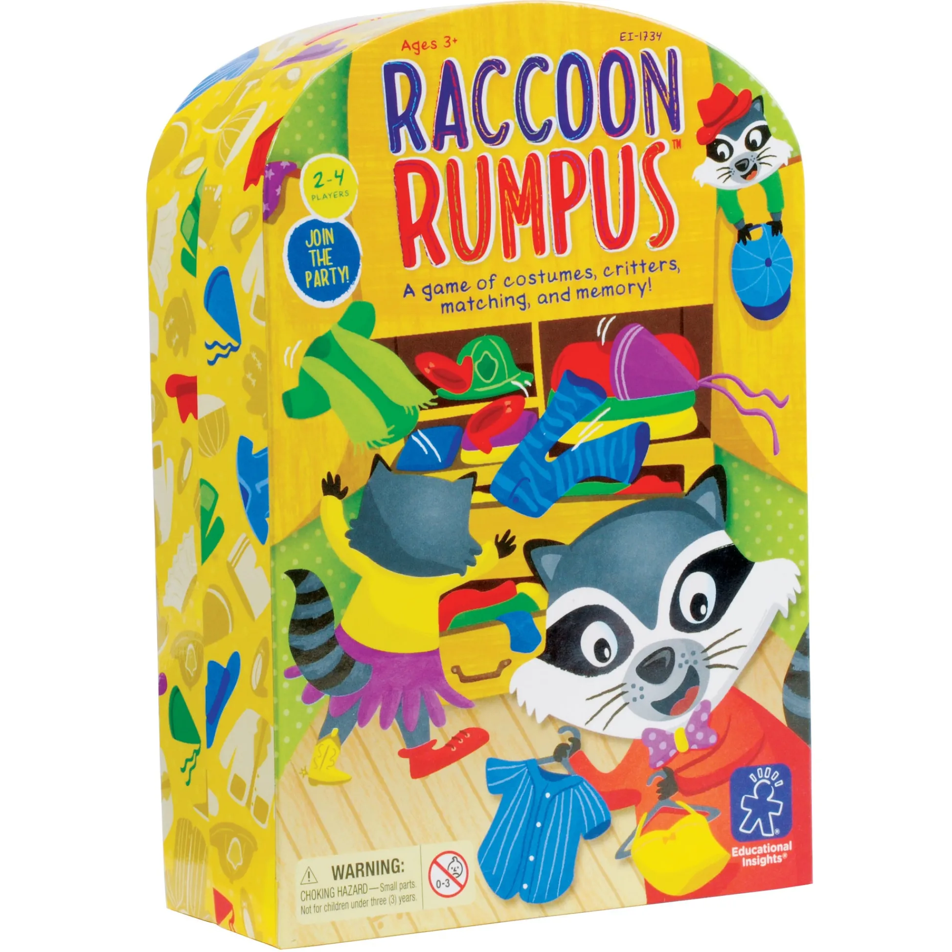 AreYouGame Raccoon Rumpus Preschool Matching and Memory Card Game* Preschool Education Toys & Activities