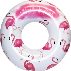 Flat River Group Rae Dunn Jumbo 48" Flamingo Ring Float - Durable Inflatable Pool Tube* Swimming Pools & Water Toys