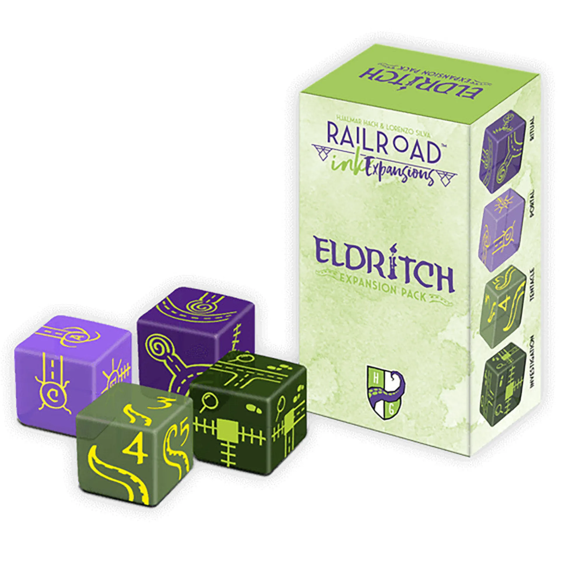 Flat River Group Railroad Ink: Eldritch Expansion Strategy Game Pack* Strategy Games