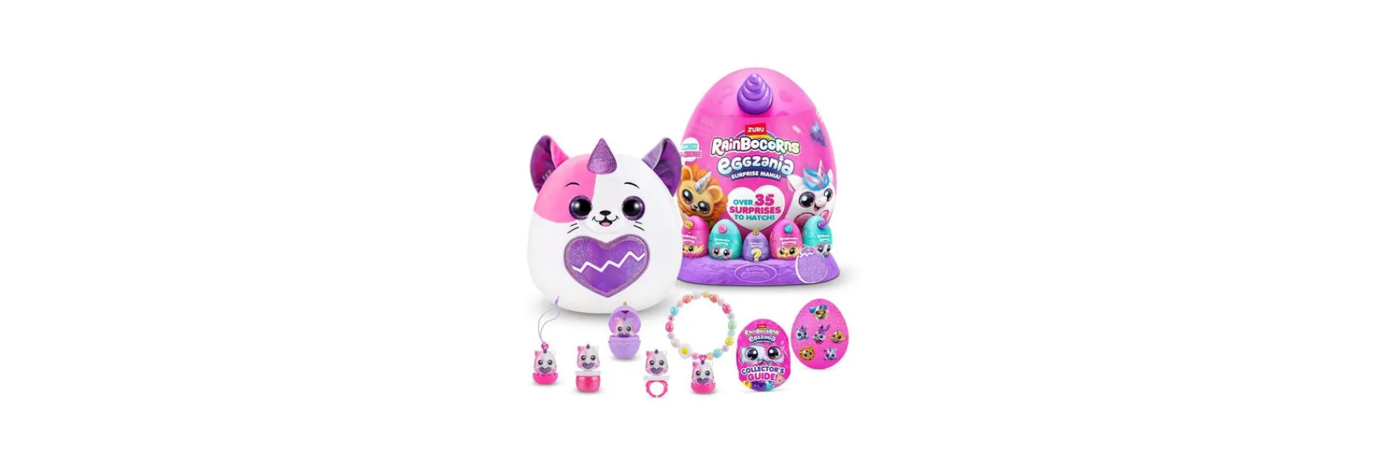 Macy's - Supplier Rainbocorns Zuru Eggzania Giant Series 1 Interactive Plush Toy* Stuffed Animals|Stuffed Animals & Plush Toys