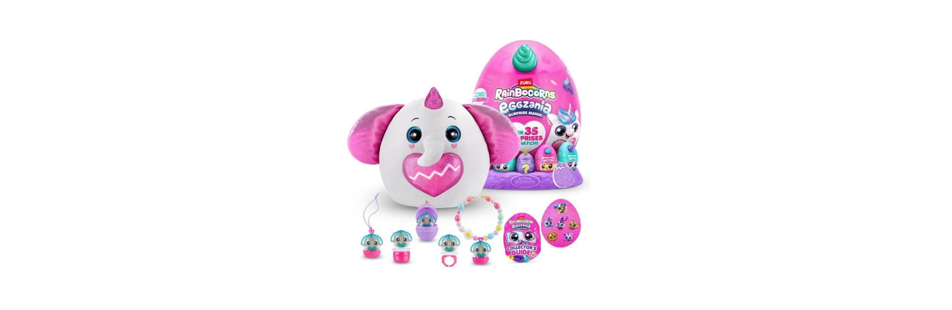 Macy's - Supplier Rainbocorns Zuru Eggzania Giant Series 1 Interactive Plush Toy* Stuffed Animals|Stuffed Animals & Plush Toys