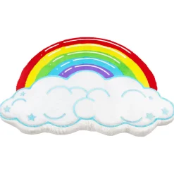 Flat River Group Rainbow Cloud FluffyFloor Cushion: Plush Inflatable Floor Pillow for Kids* Stuffed Animals|Stuffed Animals & Plush Toys