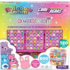 Flat River Group Rainbow Loom Beadmoji Care Bears Celebration Bracelet Kit - Kids Craft Set* Crafts & Activities