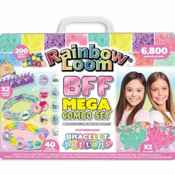 Flat River Group Rainbow Loom BFF Mega Button Craft Kit - Ultimate Bracelet Making Set* Crafts & Activities