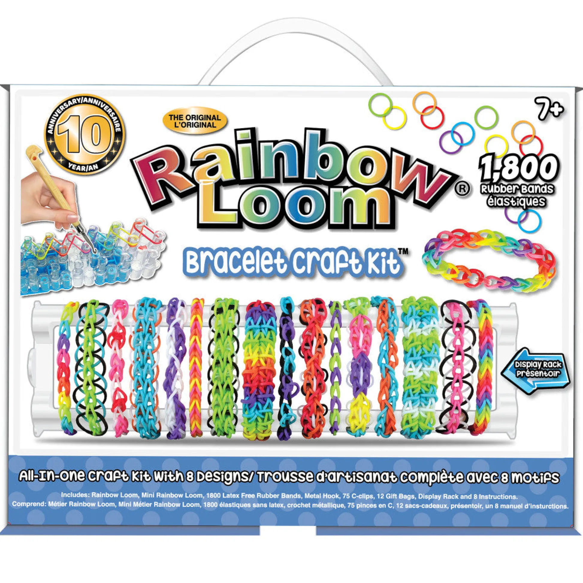 Flat River Group Rainbow Loom Creative Bracelet Making Kit with 1800 Latex-Free Bands* Crafts & Activities