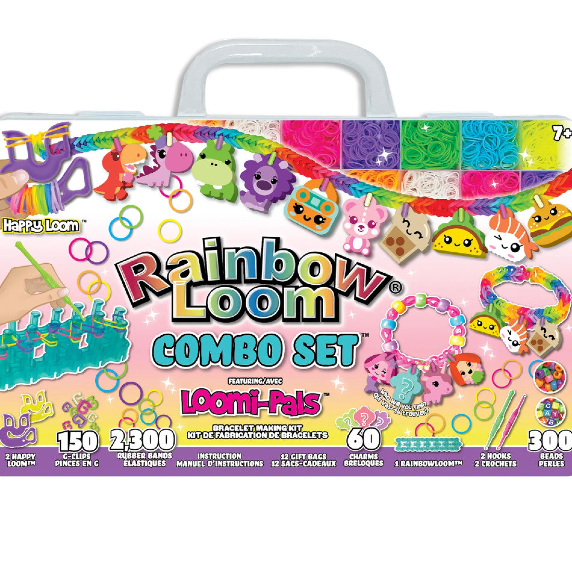 Flat River Group Rainbow Loom Loomi Pals Ultimate Craft Kit - 2300 Bands & 60 Charms* Crafts & Activities
