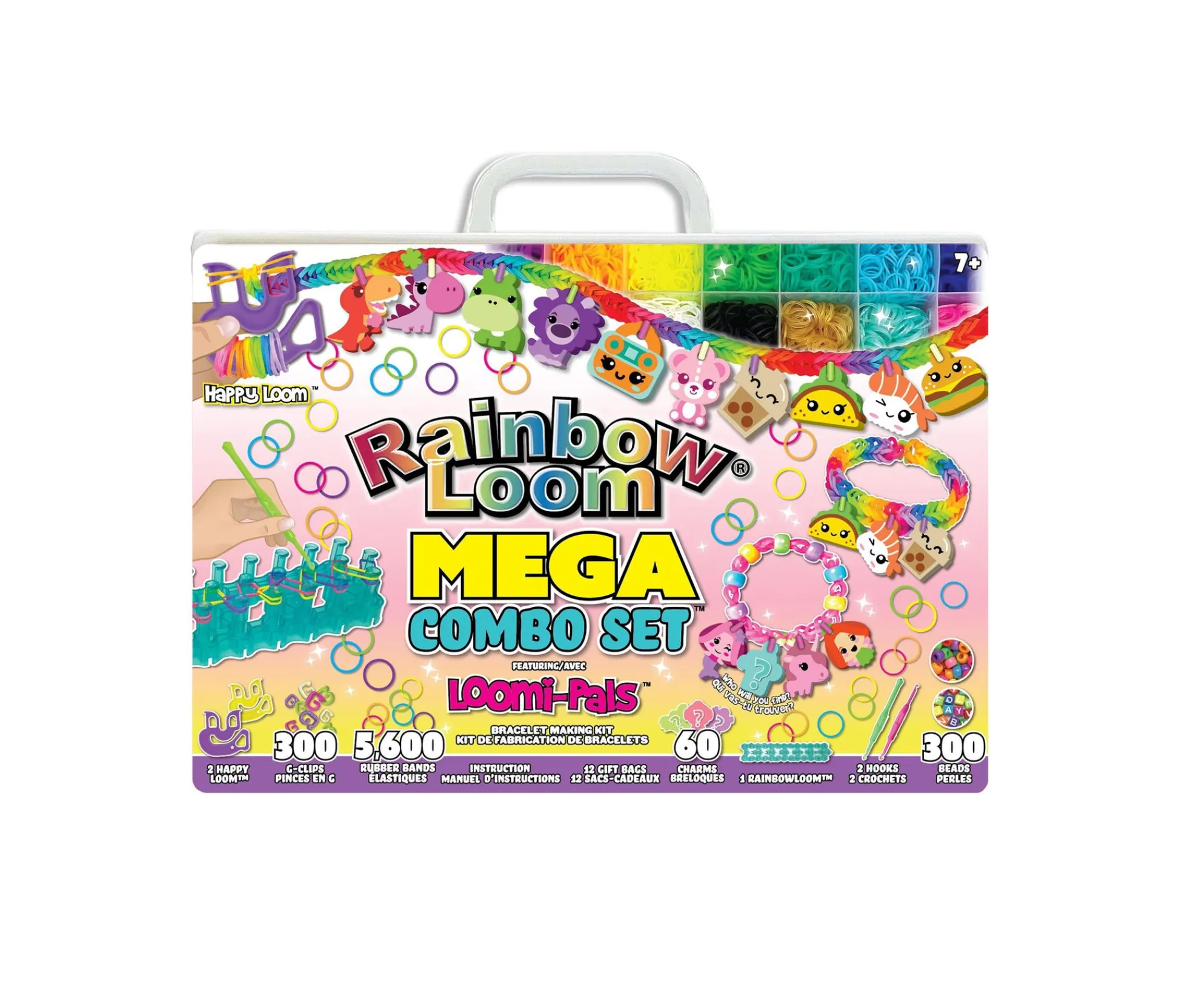 Macy's - Supplier Rainbow Loom Mega Combo Set - Loomipal 5664-Piece Bracelet Making Kit* Crafts & Activities