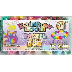 Flat River Group Rainbow Loom Pastel Treasure Box Edition - Rubber Band Crafting Kit* Crafts & Activities