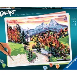 Calendar Holdings, LLC Ravensburger Beautiful Bavaria Paint-by-Number Kit - Vibrant Autumn* Drawing, Color & Painting