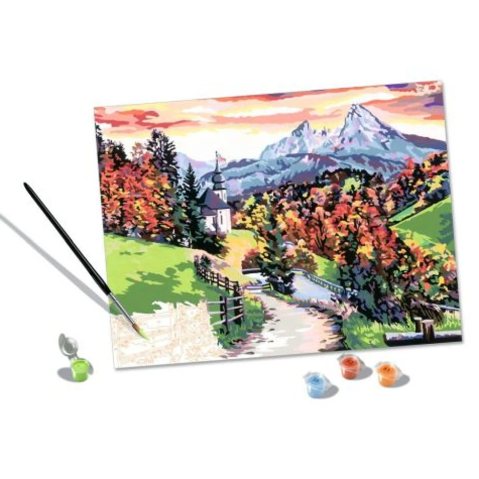 Calendar Holdings, LLC Ravensburger Beautiful Bavaria Paint-by-Number Kit - Vibrant Autumn* Drawing, Color & Painting