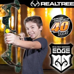 Flat River Group RealTree Adventure Kids' Toy Compound Bow Set - 30