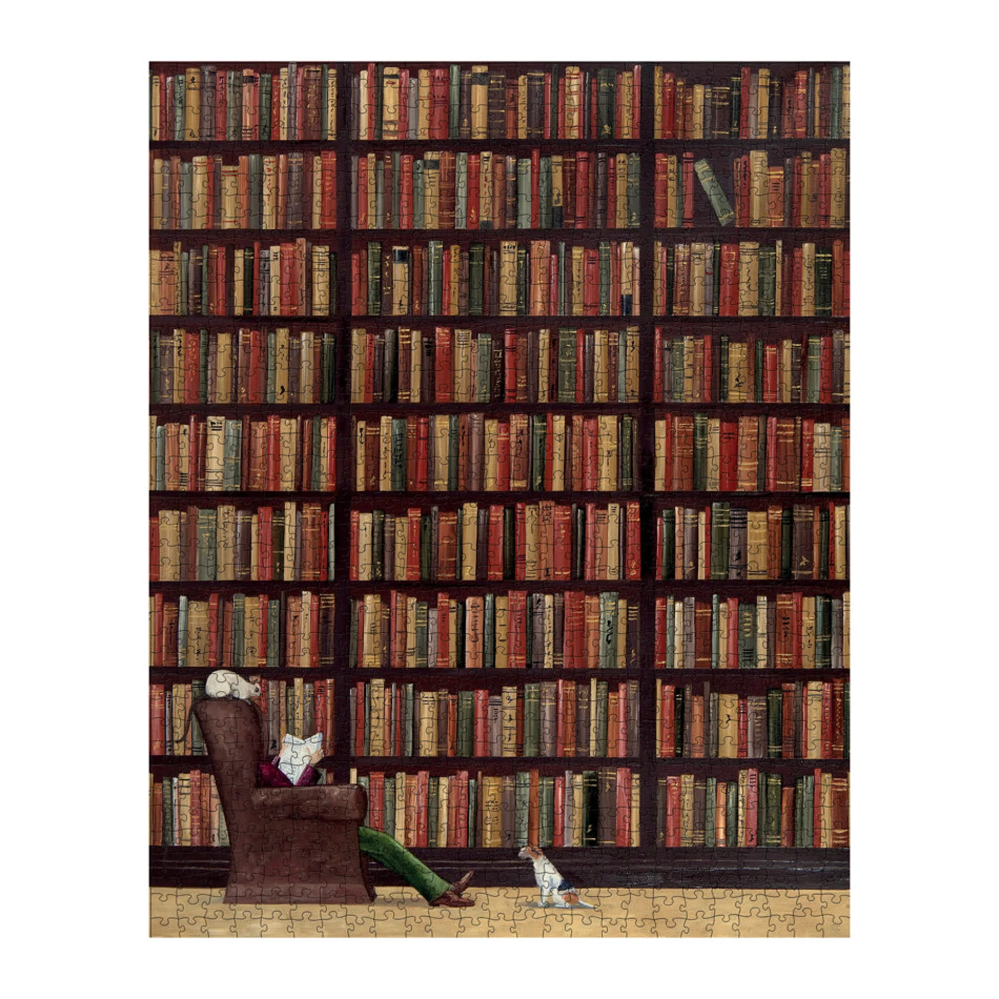 AreYouGame Rebecca Campbell Do Not Disturb Literary Animals Jigsaw Puzzle - 1000 pc* Puzzles