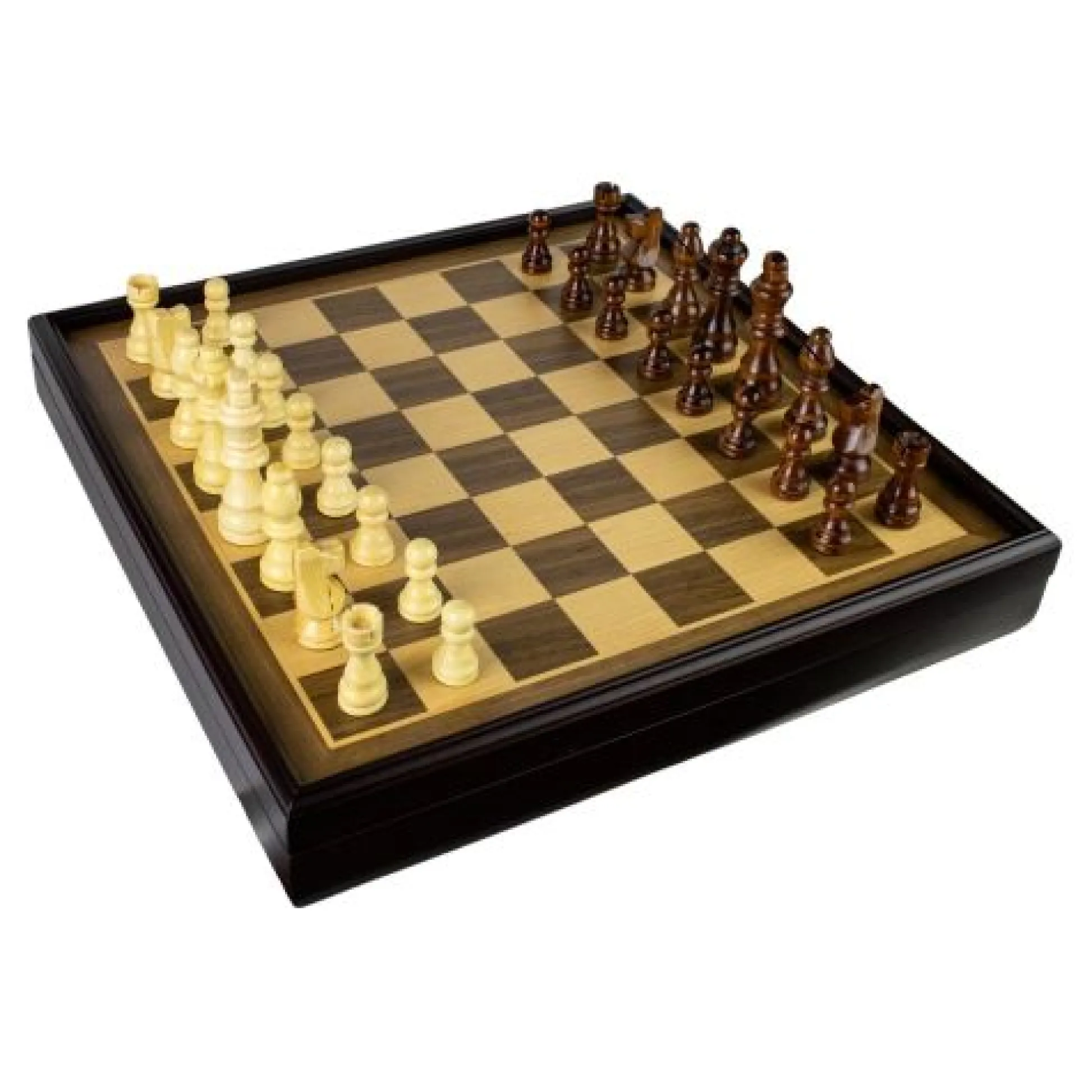 Calendar Holdings, LLC Regal Maple & Walnut Wooden Chess Set Deluxe* Role-Playing Games|Board Games