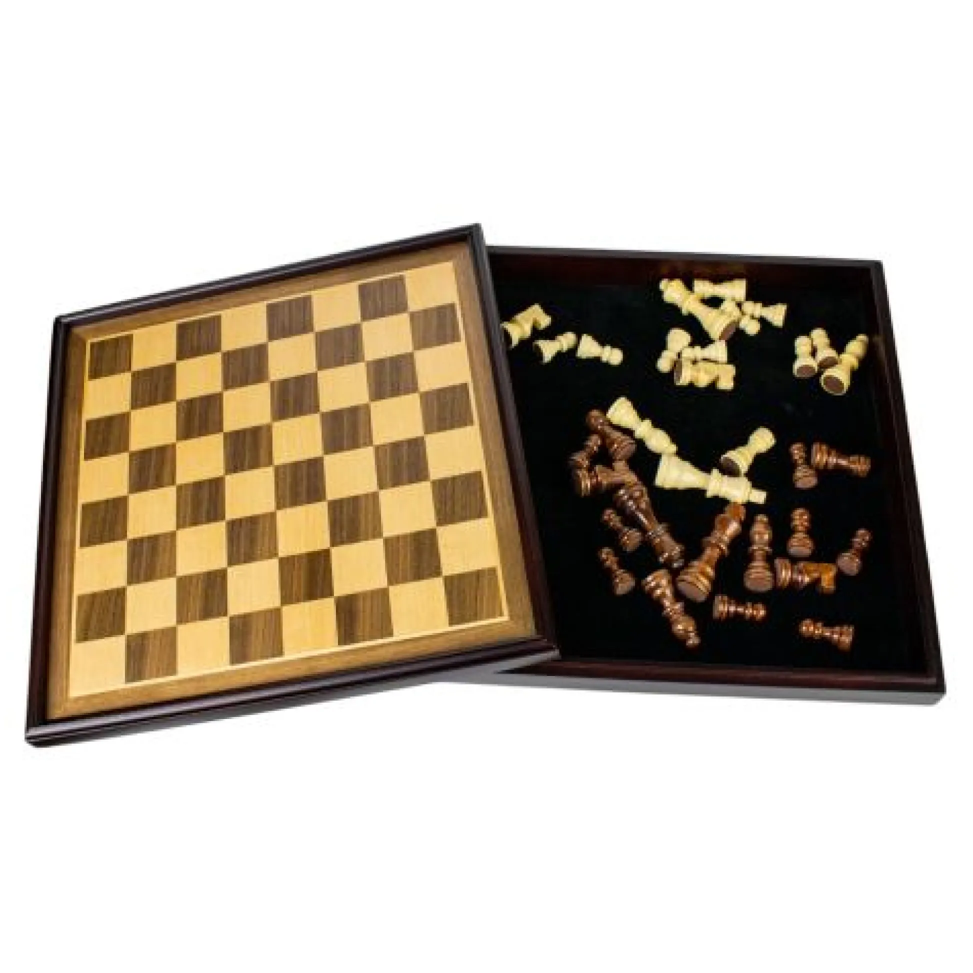 Calendar Holdings, LLC Regal Maple & Walnut Wooden Chess Set Deluxe* Role-Playing Games|Board Games