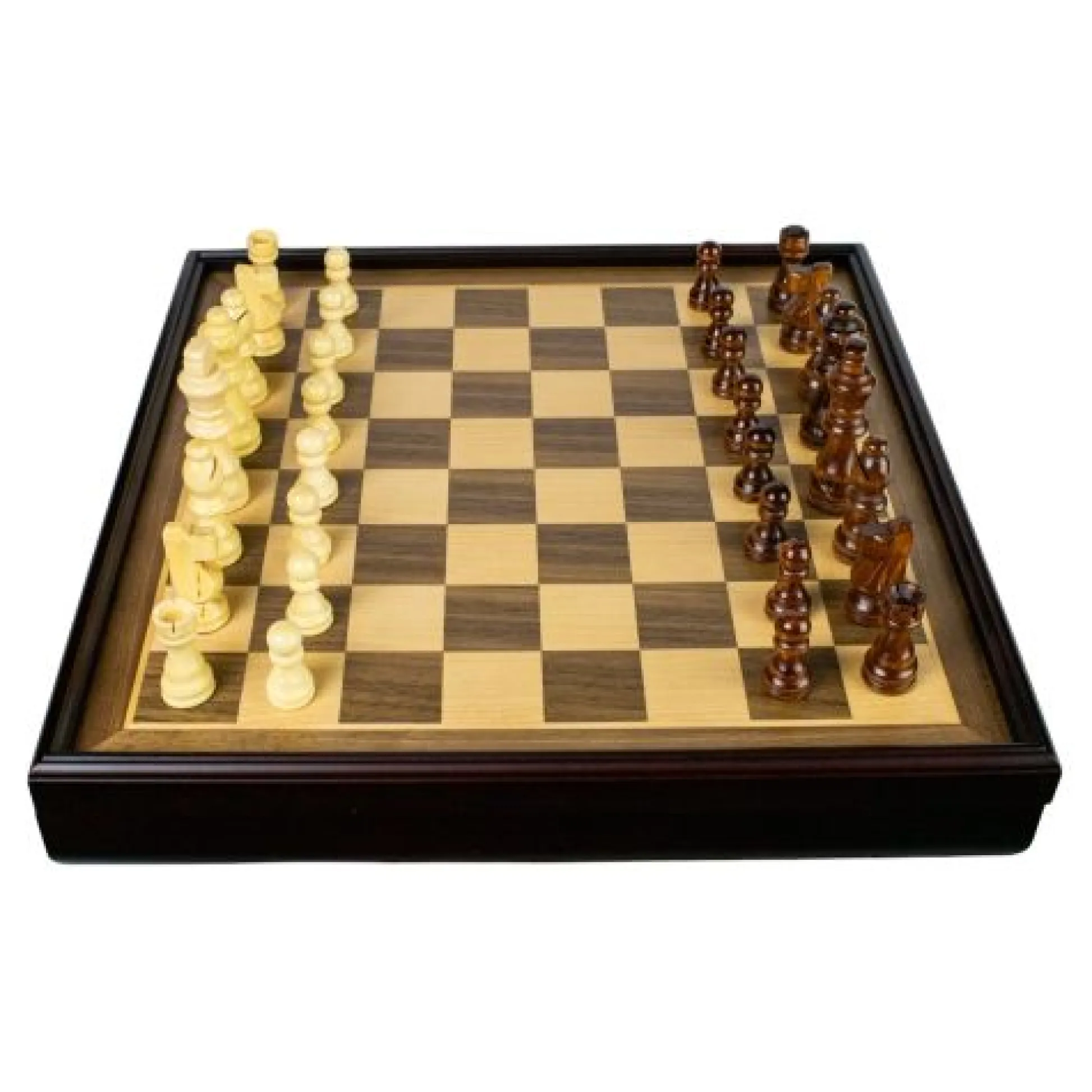 Calendar Holdings, LLC Regal Maple & Walnut Wooden Chess Set Deluxe* Role-Playing Games|Board Games