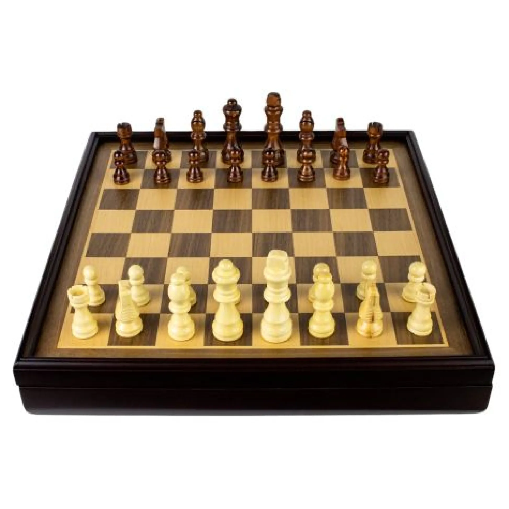Calendar Holdings, LLC Regal Maple & Walnut Wooden Chess Set Deluxe* Role-Playing Games|Board Games