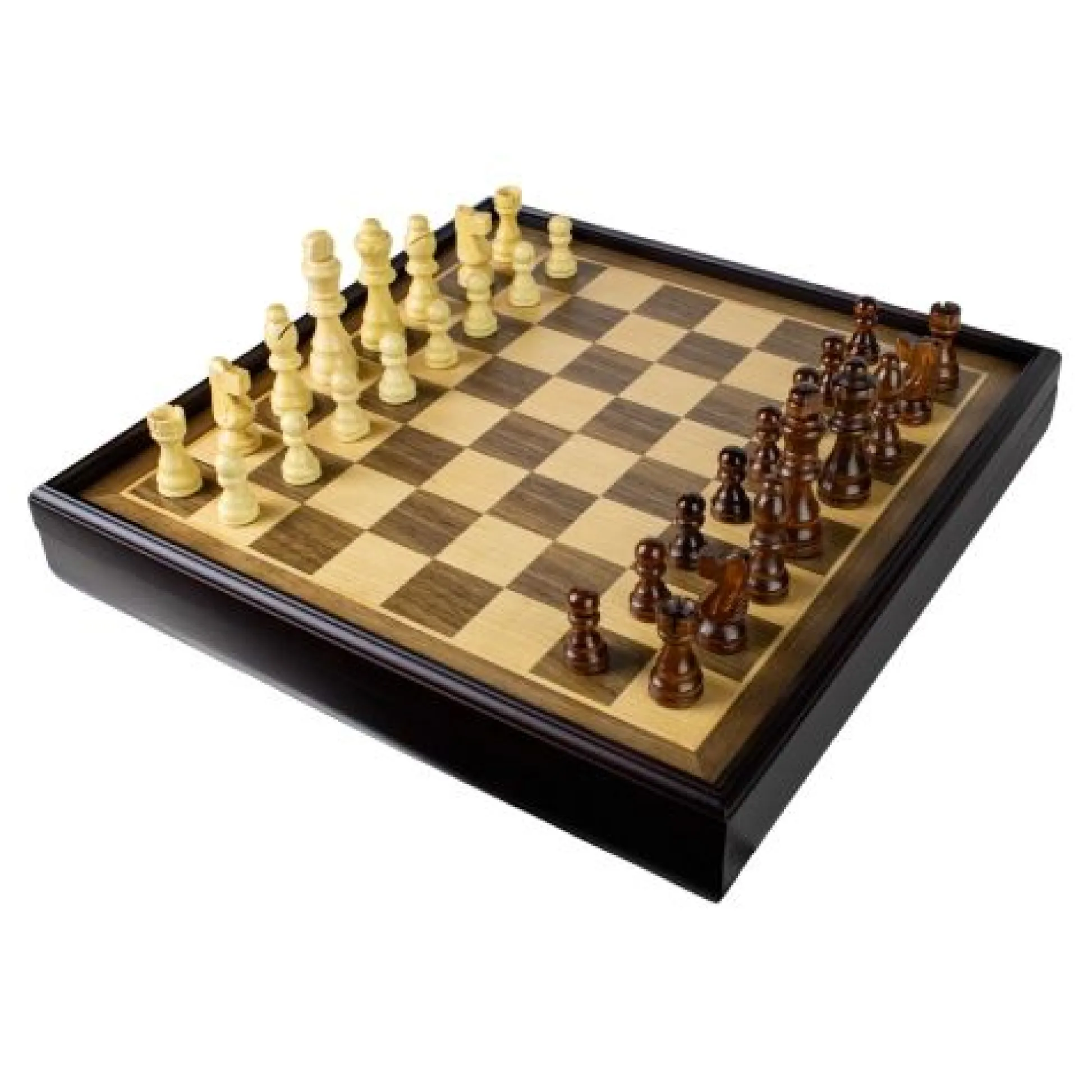 Calendar Holdings, LLC Regal Maple & Walnut Wooden Chess Set Deluxe* Role-Playing Games|Board Games