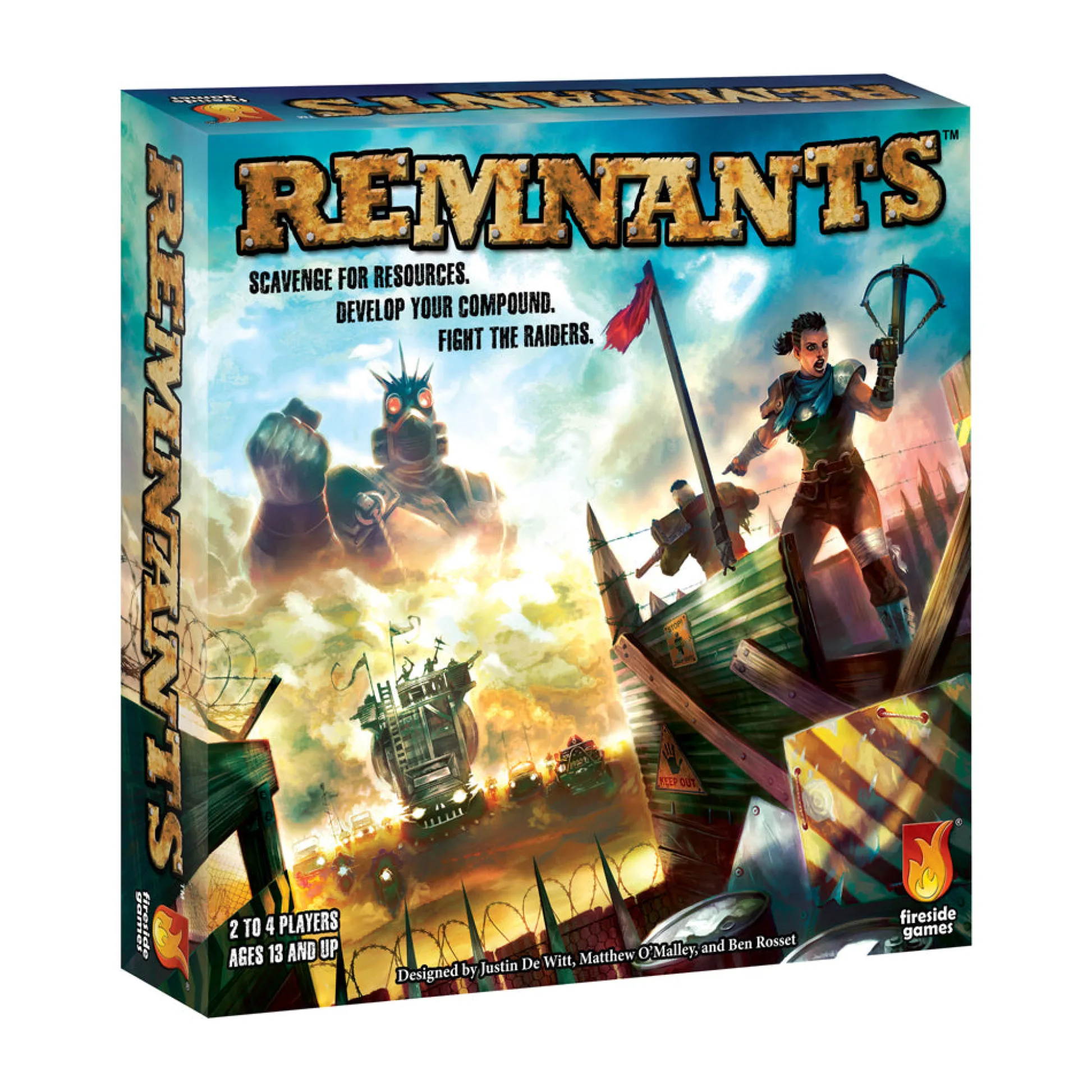 AreYouGame Remnants Post-Apocalyptic Survival Board Game by Fireside Games* Board Games|Role-Playing Games