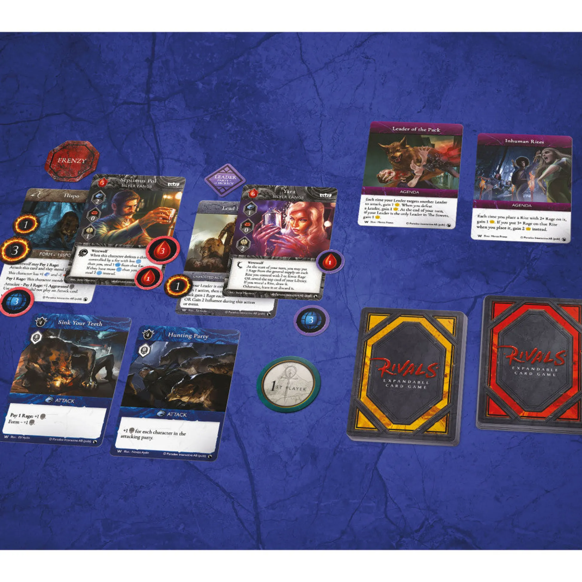 Flat River Group Renegade Game Studios Vampire: The Masquerade - Fang and Talon Expansion* Card Games
