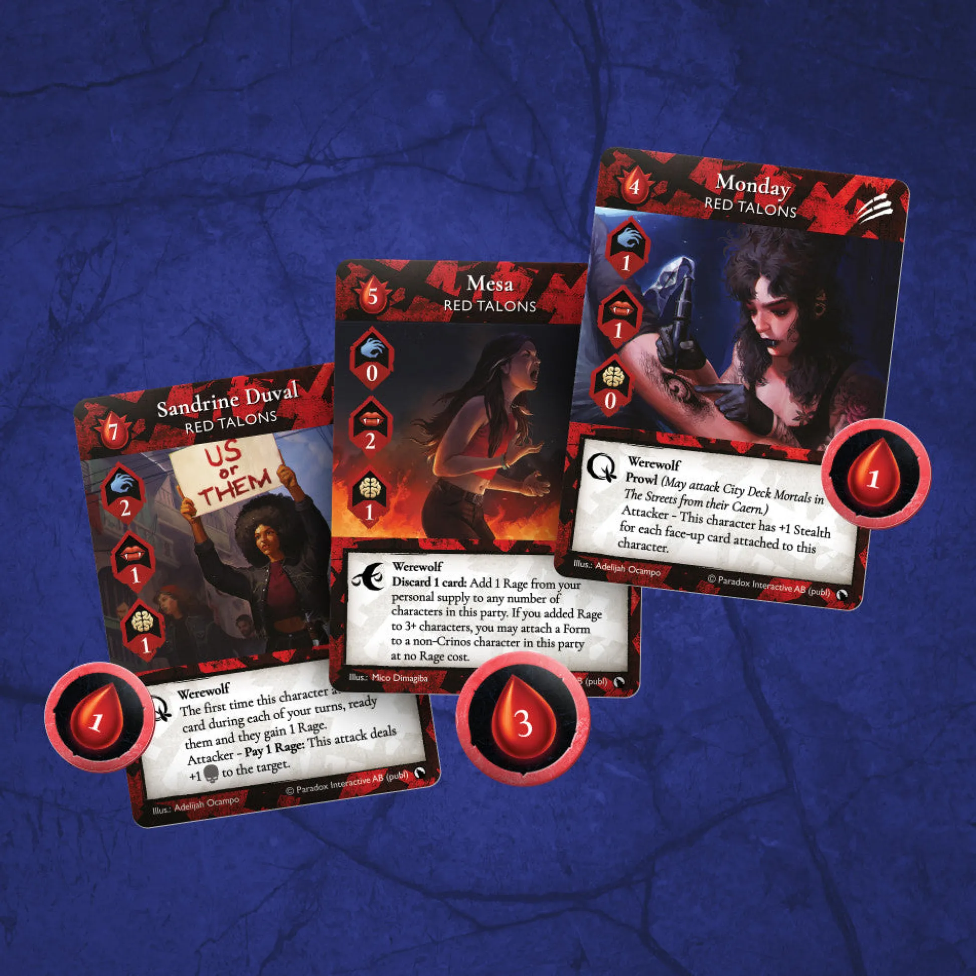 Flat River Group Renegade Game Studios Vampire: The Masquerade - Fang and Talon Expansion* Card Games