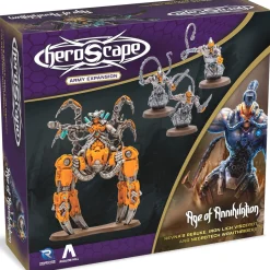 Flat River Group Renegade Heroscape: Revna’s Rebuke Iron Lich & Necrotech Wraithriders Expansion* Miniature Figures & Games