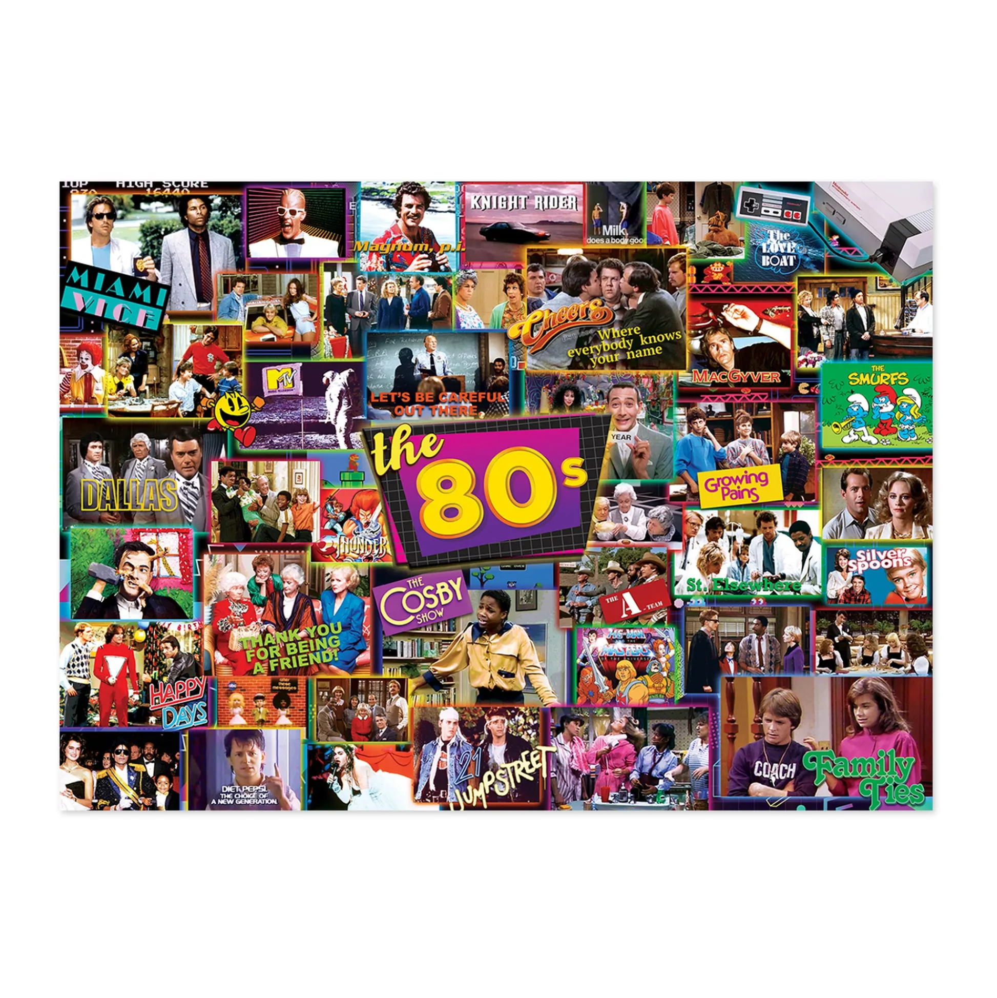AreYouGame Retro TV Hits Jigsaw Puzzle - 1000 pc* Puzzles