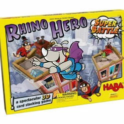 HABA USA Rhino Hero - Super Battle 3D Stacking Game* Board Games|Role-Playing Games
