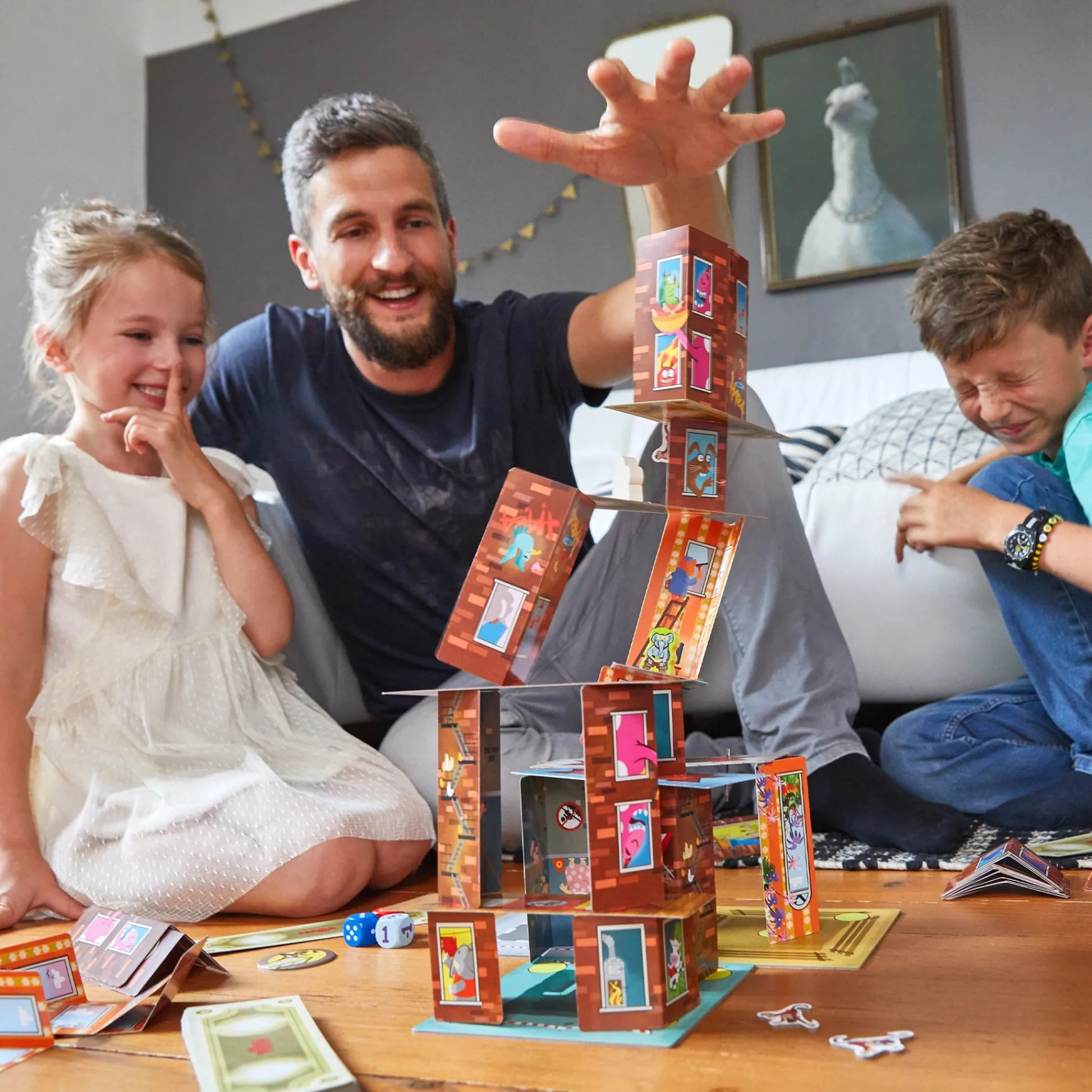 HABA USA Rhino Hero - Super Battle 3D Stacking Game* Board Games|Role-Playing Games
